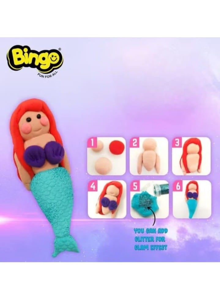 Bingo Air Clay 12 Small Bags + Tools, Child - Image 4